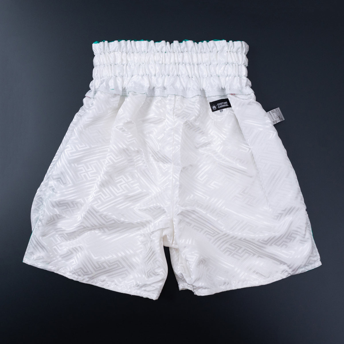Deluxe♪ Enamel Fabric Boxing Trunks (with enamel lining) [Black / Orange] Men's Adult L-4L Free Shipping Made in Japan
